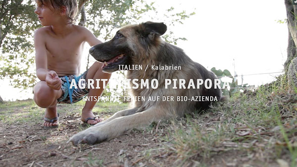 75a produziert für Vamos Eltern-Kind-Reisen ein Hotel Video für den Agriturismo Pirapora