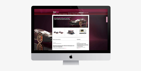 75a gestaltet die neue Website von isoloc